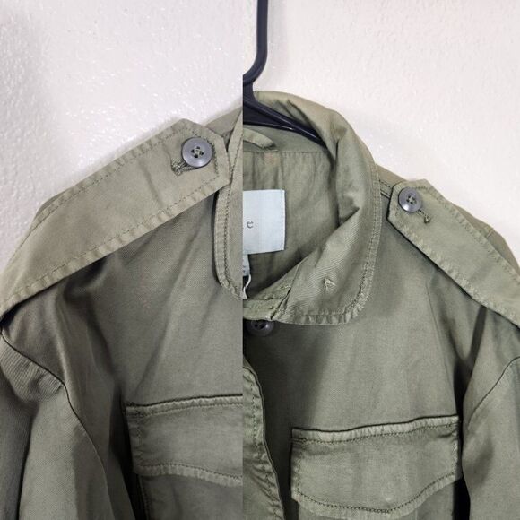 Joie NWT Olive Green Jenita Utility Jacket Size XXS NWT - Picture 12 of 14